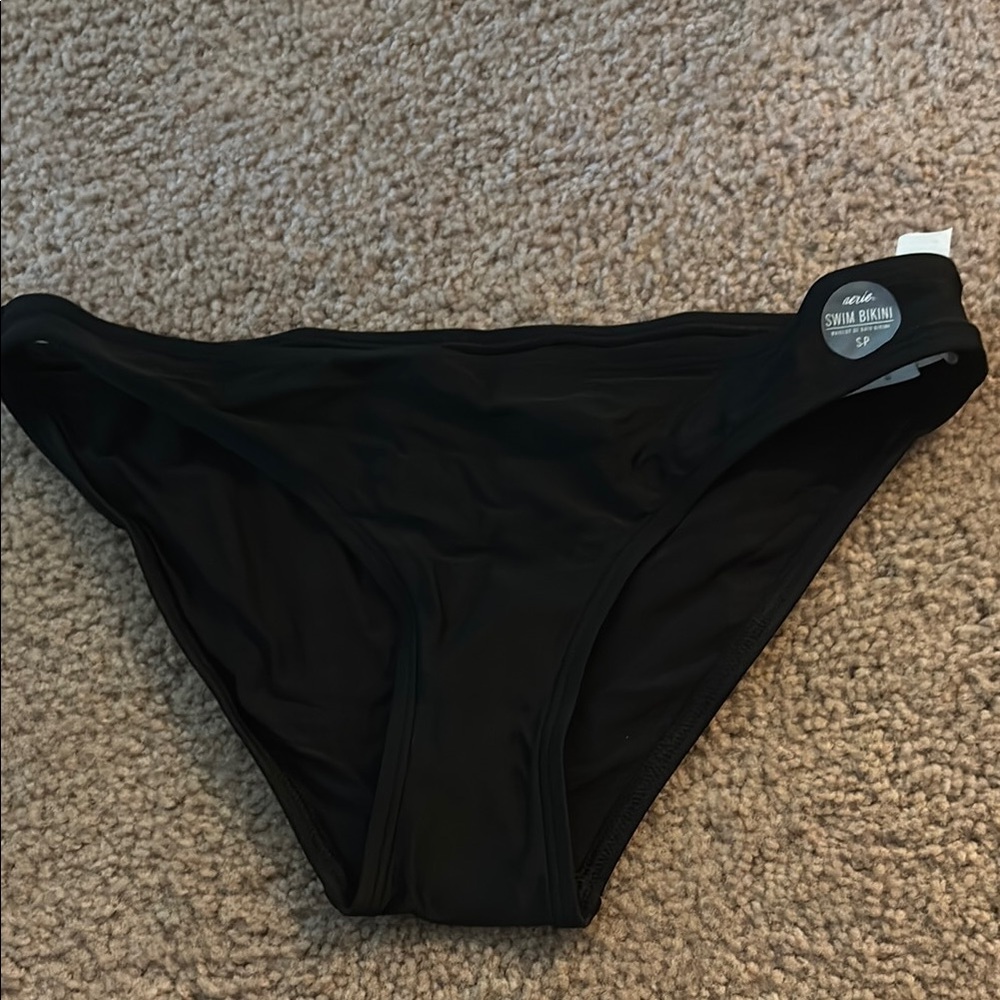 Black Swim Bikini Bottom from Aerie
